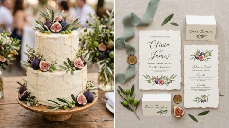 7 Fig and Olive Wedding Theme Ideas That Feel Sun-Warmed and Effortless