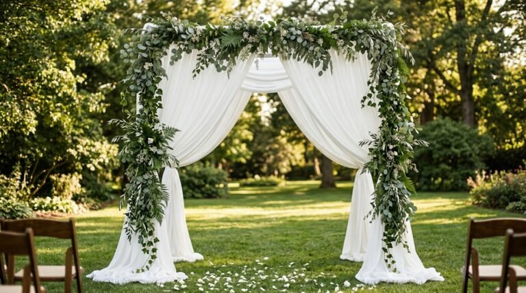 11 Christmas Wedding Arch Ideas That Bring the Season In Without Overdoing It